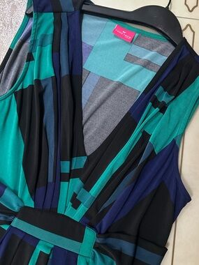 Together Women’s Geometric Sleeveless Dress